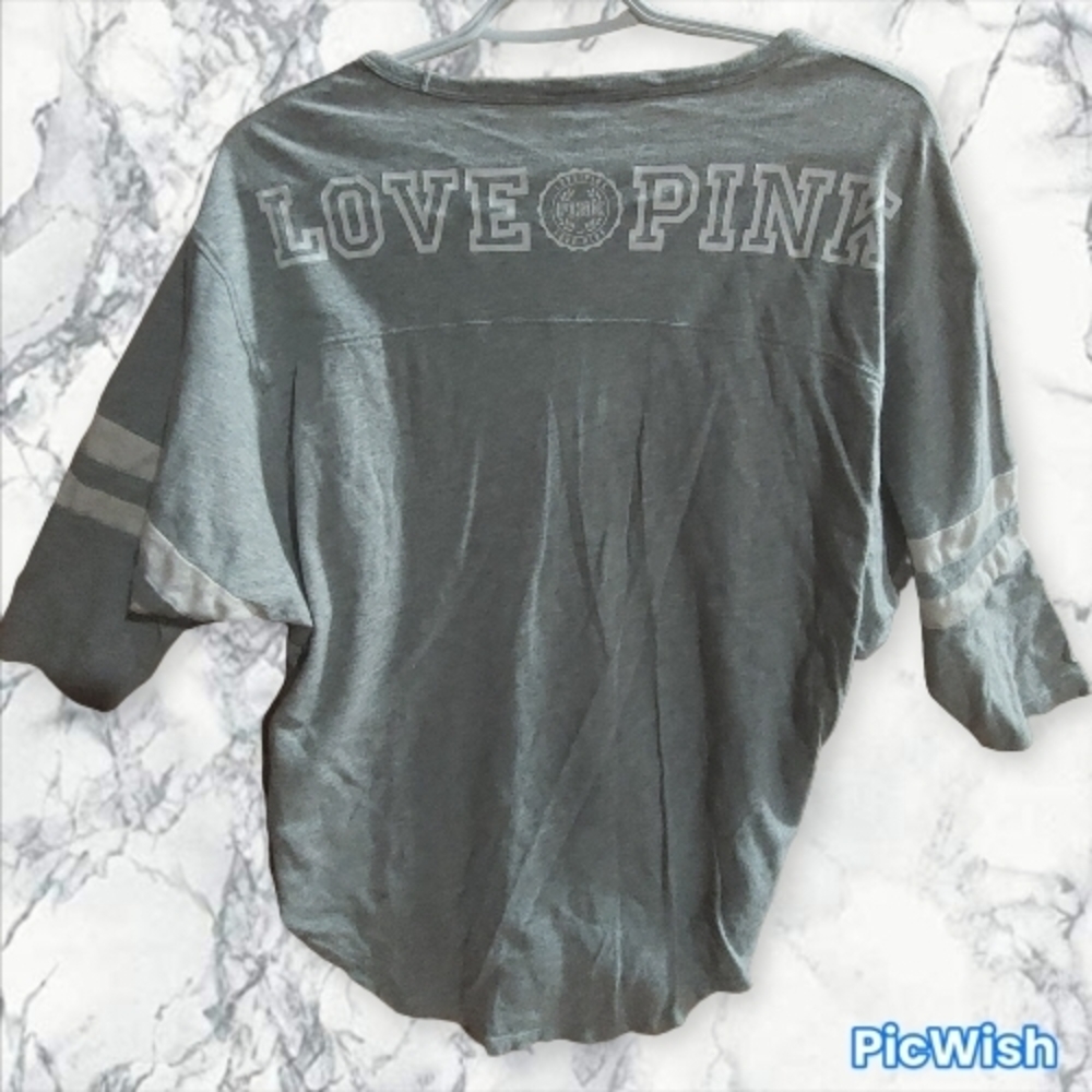 PINK Victoria's Secret Heather Gray Tee